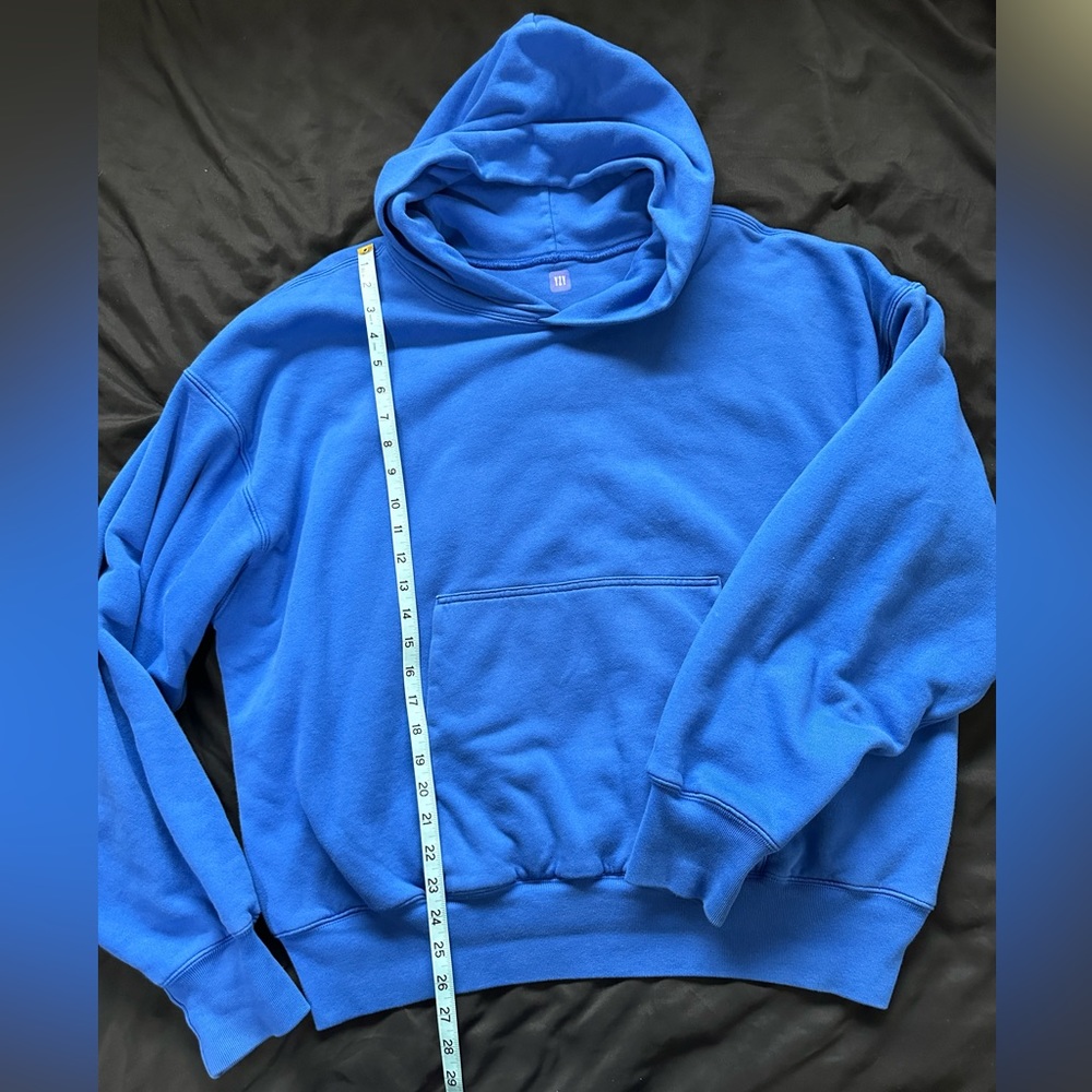 Yeezy x GAP blue oversized hoodie XL Used YZY